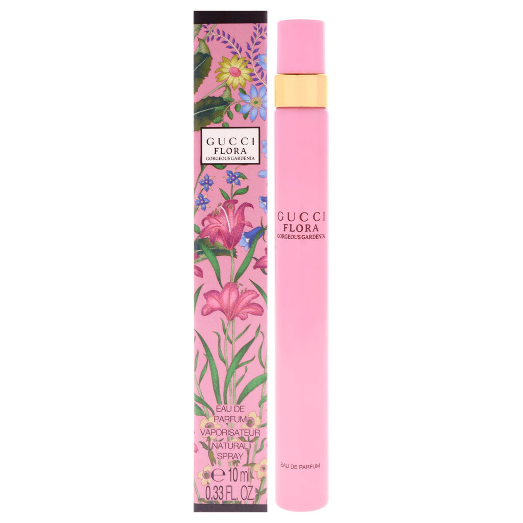 Gucci Flora Gorgeous Gardenia Eau de Parfum Spray for Women 10ml - Floral Fragrance Travel Size - Damaged Box