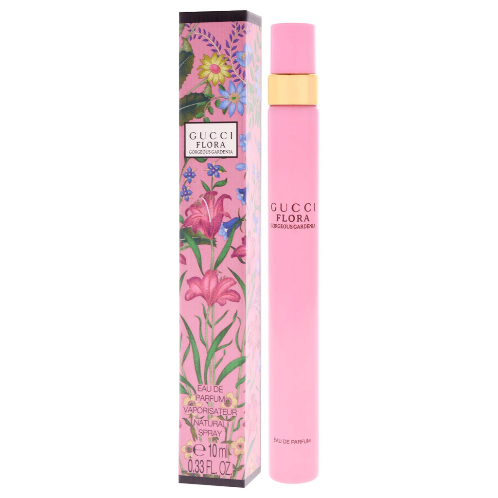 Gucci Flora Gorgeous Gardenia Eau de Parfum Spray for Women 10ml - Floral Fragrance Travel Size - Damaged Box