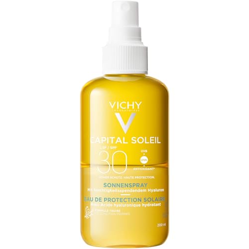 Vichy Capital Soleil Hydrating Solar Protective Water SPF30 with Hyaluronic Acid 200ml - Damaged Box