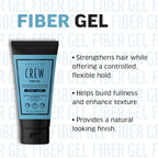 American Crew Fiber Gel - Hybrid styling hair gel for men - Hair Texture & Strength | Medium hold with natural finish | Strengthening Natural Hair Gel for Men - Damaged Box