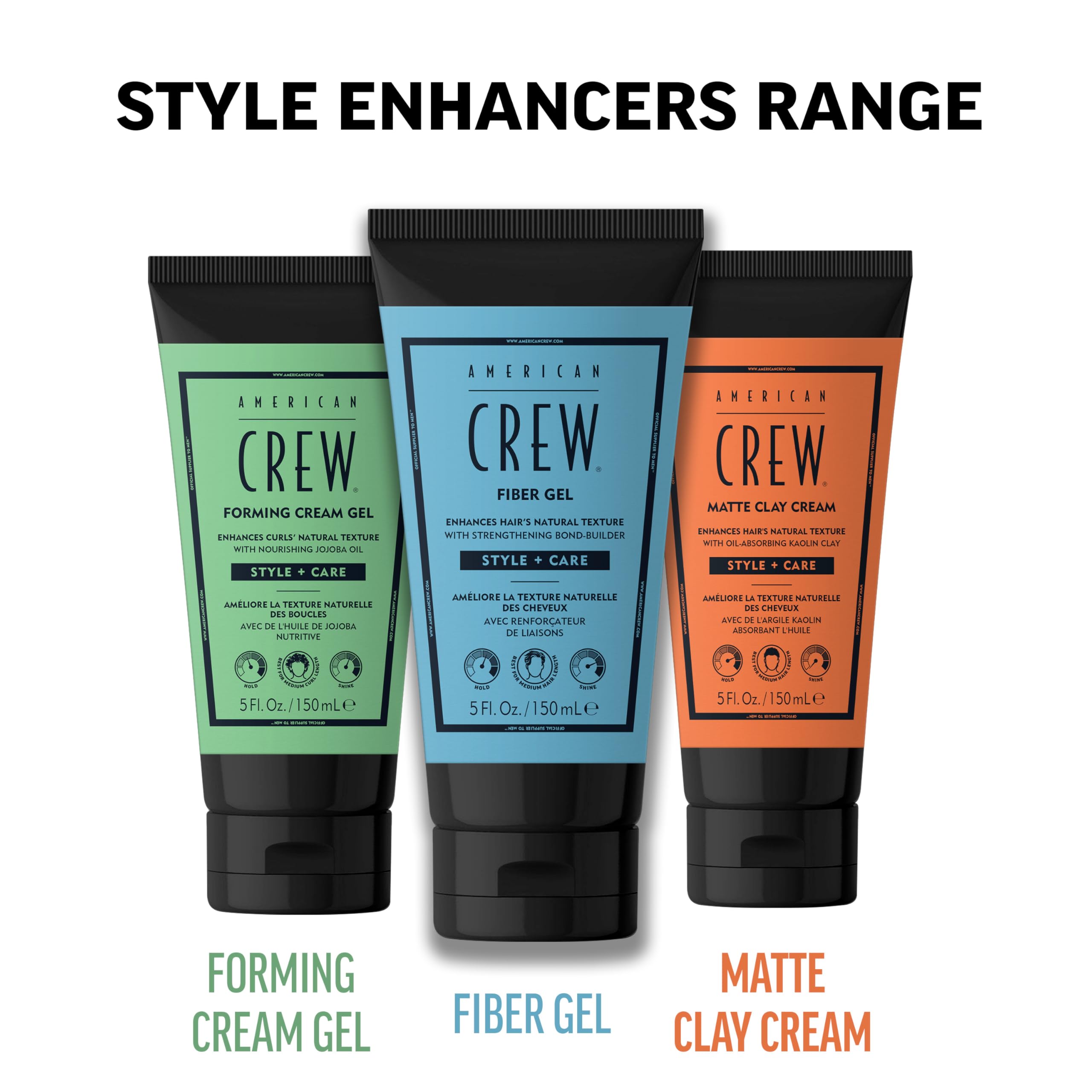 American Crew Fiber Gel - Hybrid styling hair gel for men - Hair Texture & Strength | Medium hold with natural finish | Strengthening Natural Hair Gel for Men - Damaged Box