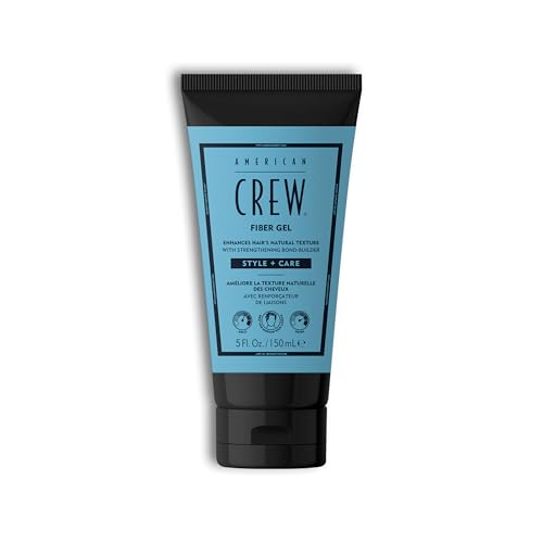 American Crew Fiber Gel - Hybrid styling hair gel for men - Hair Texture & Strength | Medium hold with natural finish | Strengthening Natural Hair Gel for Men - Damaged Box