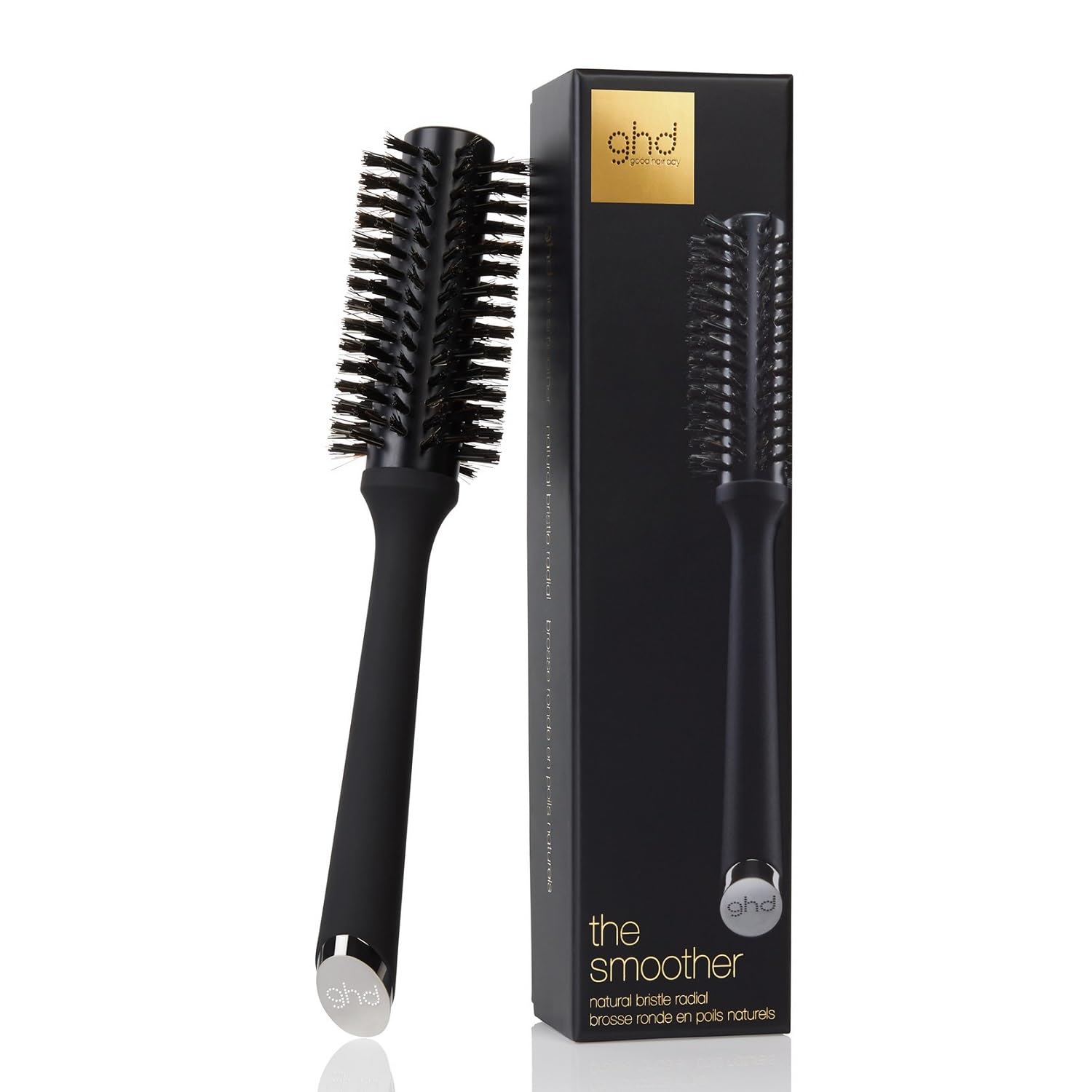 ghd The Smoother - Natural Bristle Radial Hair Brush (35mm) - New