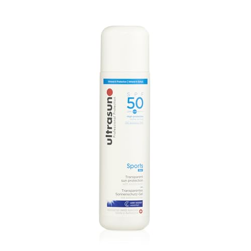 Ultrasun Sports Gel SPF50 200ml - High Protection Sunscreen for Active Lifestyles - Damaged Box