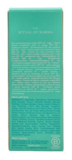 RITUALS 1246-52593 The Ritual of Karma Sun Protection Face Cream SPF30 50 ml for Adults, Built for Hydration, Nourishment and Skin Care, 50 ml, spf30 - New