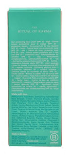 RITUALS 1246-52593 The Ritual of Karma Sun Protection Face Cream SPF30 50 ml for Adults, Built for Hydration, Nourishment and Skin Care, 50 ml, spf30 - New