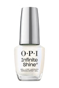 OPI Infinite Shine Nail Polish - Shimmer Takes All - Gel Like & Long Lasting White Shimmer Nail Polish - with Pre-Cured Gel Technology & OPI Pro-Wide Brush (15ml) - New
