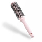 Olivia Garden Expert Blowout Speed - Pastel Pink - 35 - Ceramic Coated Round Brush with Extra Long Barrel for 25% Faster Blowouts - Damaged Box