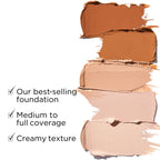 Elizabeth Arden Flawless Finish Sponge-On Cream Makeup in Toasty Beige, 23g, Longwear Moisturizing Foundation, Medium-to-Full Coverage with Radiant Finish - New