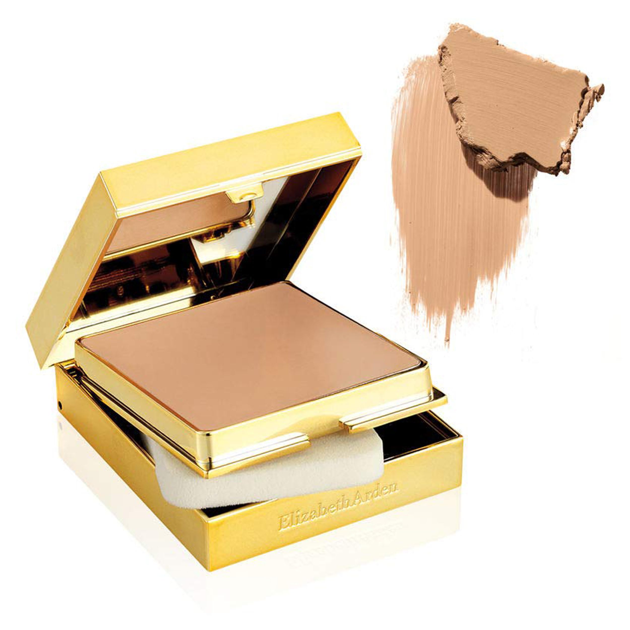 Elizabeth Arden Flawless Finish Sponge-On Cream Makeup in Toasty Beige, 23g, Longwear Moisturizing Foundation, Medium-to-Full Coverage with Radiant Finish - New