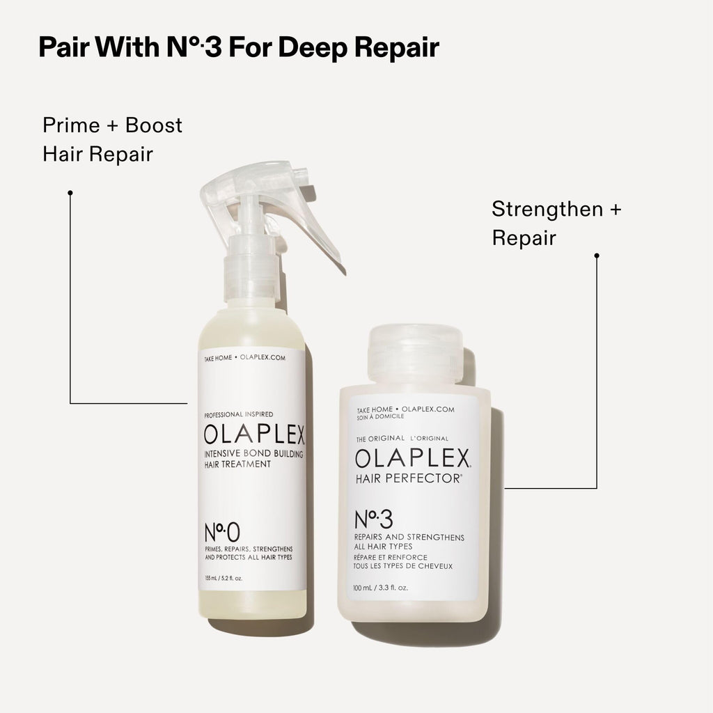 Olaplex No.0 Intensive Bond Building Hair Treatment: Primes & Strengthens | Repairs & Protects Hair | For Coily, Curly, Straight, and Wavy, 155 mL / 5.2 Fl. Oz. - New