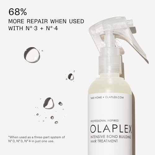 Olaplex No.0 Intensive Bond Building Hair Treatment: Primes & Strengthens | Repairs & Protects Hair | For Coily, Curly, Straight, and Wavy, 155 mL / 5.2 Fl. Oz. - New