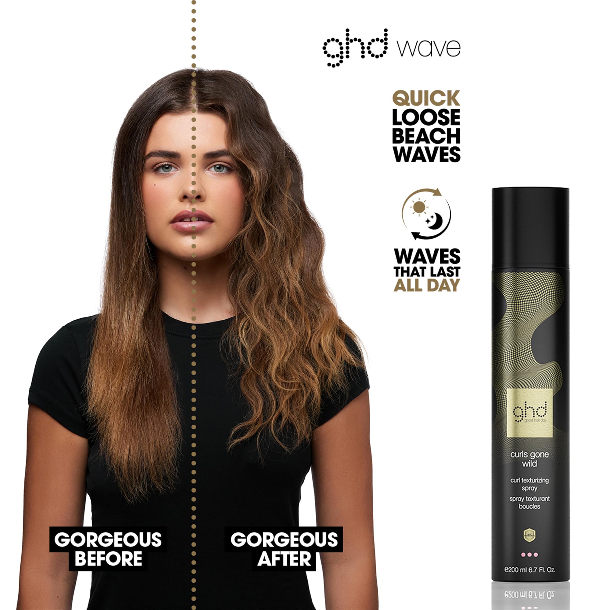 ghd Curls Gone Wild - Curl Texturising Spray - New