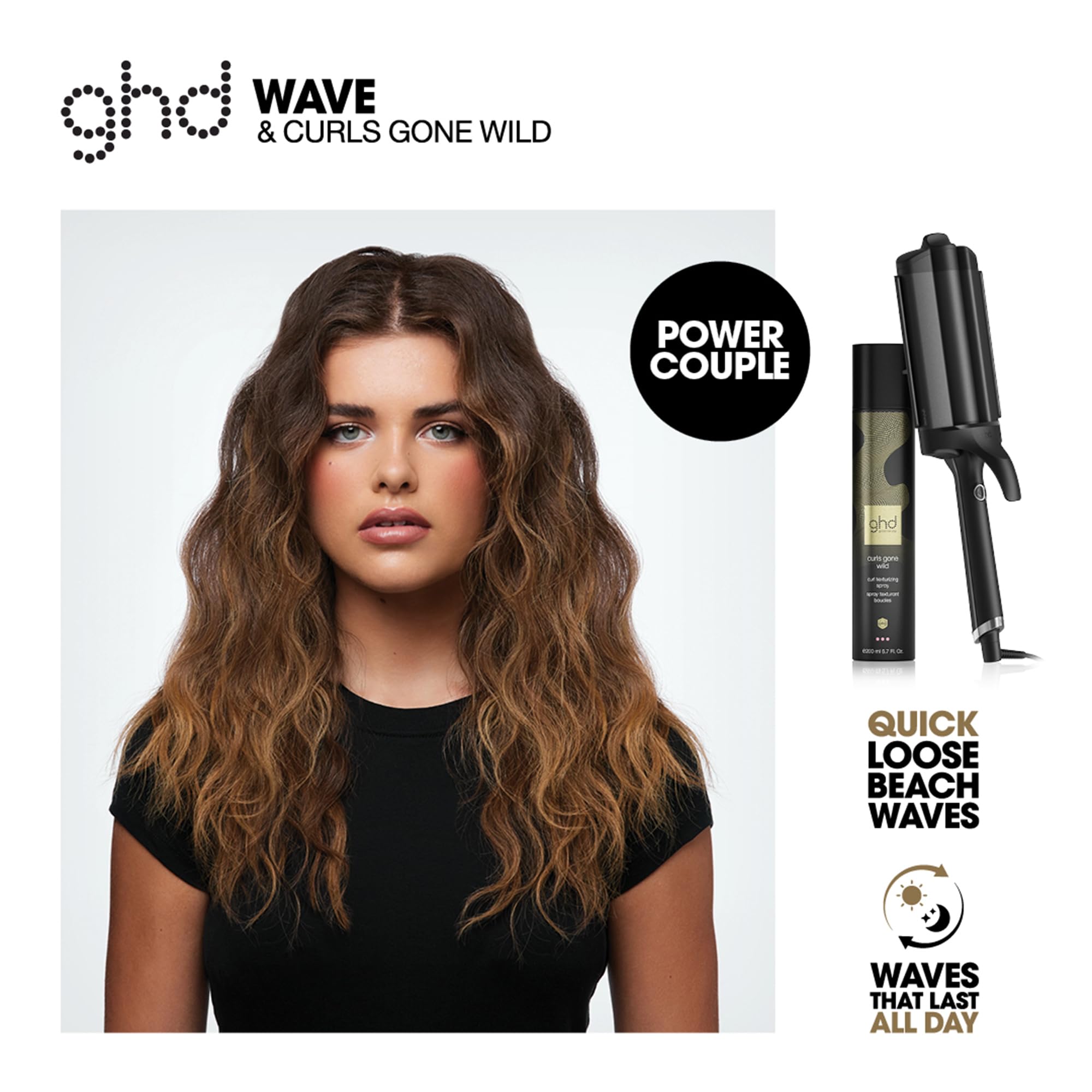 ghd Curls Gone Wild - Curl Texturising Spray - New