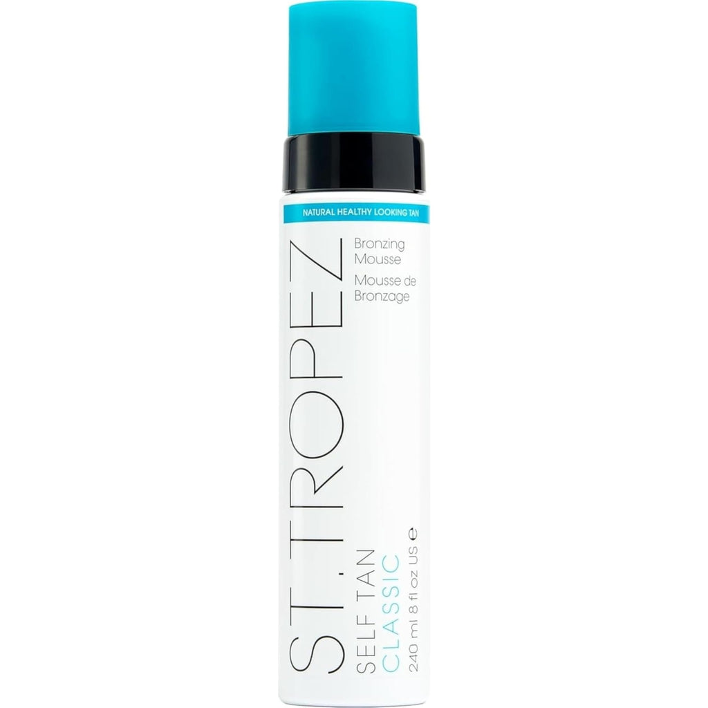 St.Tropez Self Tan Classic Bronzer Mousse Foam, Original Fake Tan, Streak-Free Finish, Develops in 4-8 hours, Vegan, Natural & Cruelty Free, 240 ml - New