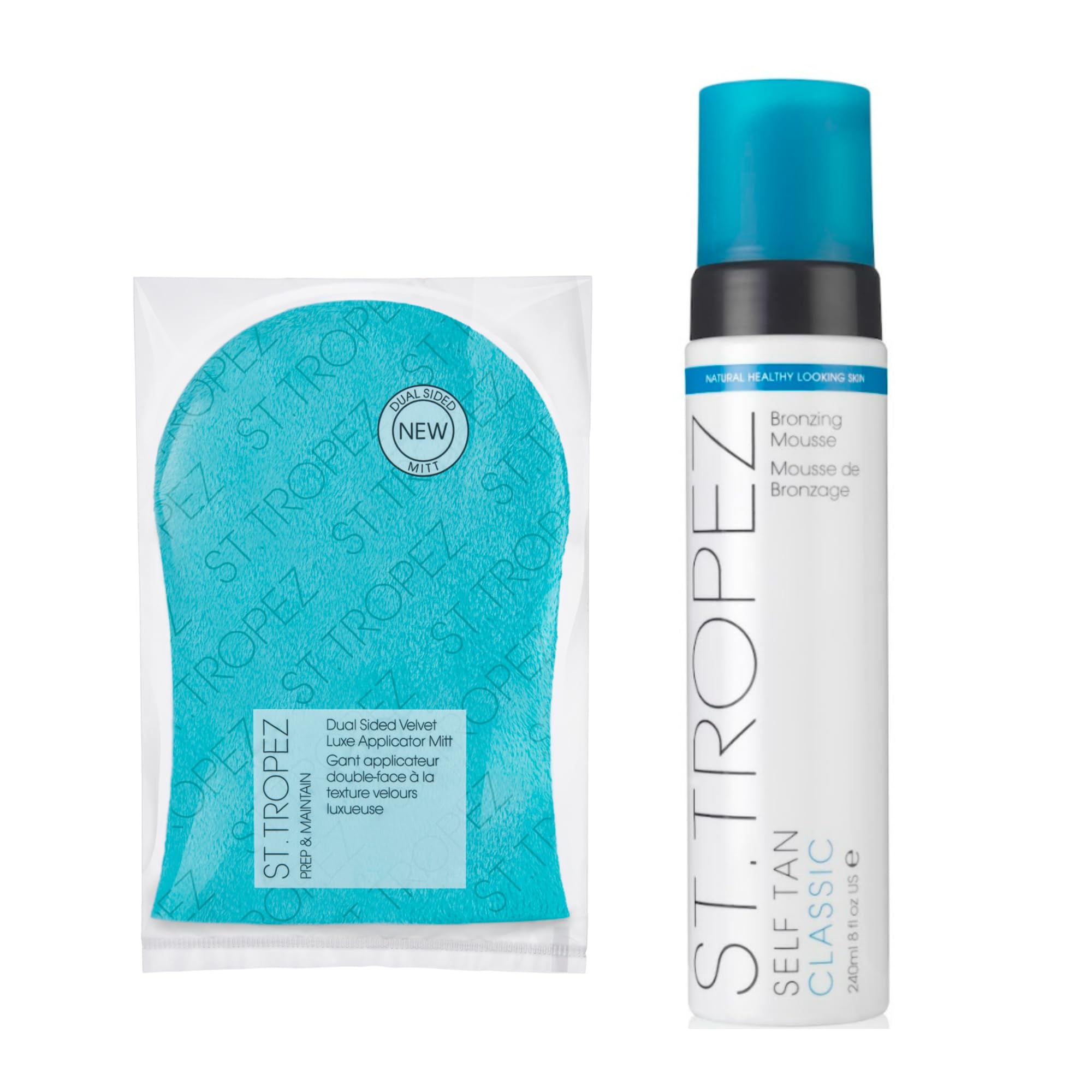 St.Tropez Self Tan Classic Bronzer Mousse Foam, Original Fake Tan, Streak-Free Finish, Develops in 4-8 hours, Vegan, Natural & Cruelty Free, 240 ml - New