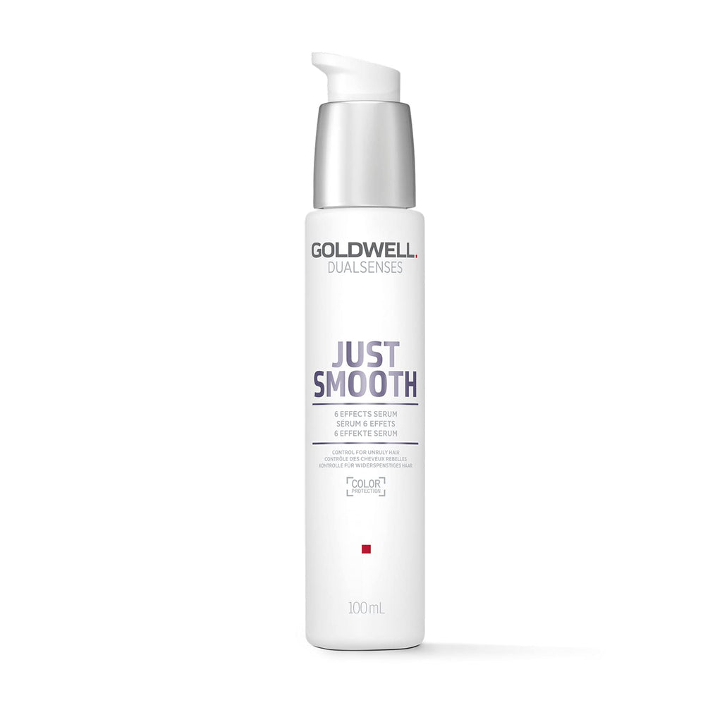 Goldwell Dualsenses Just Smooth 6 Effects Serum, For Unruly & Frizzy Hair, Anti-Frizz & Humidity Control, 100ml - New