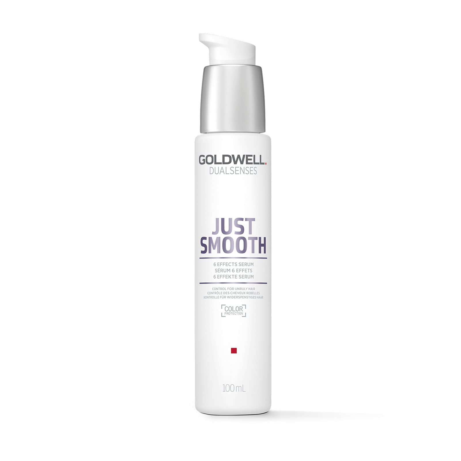 Goldwell Dualsenses Just Smooth 6 Effects Serum, For Unruly & Frizzy Hair, Anti-Frizz & Humidity Control, 100ml - New