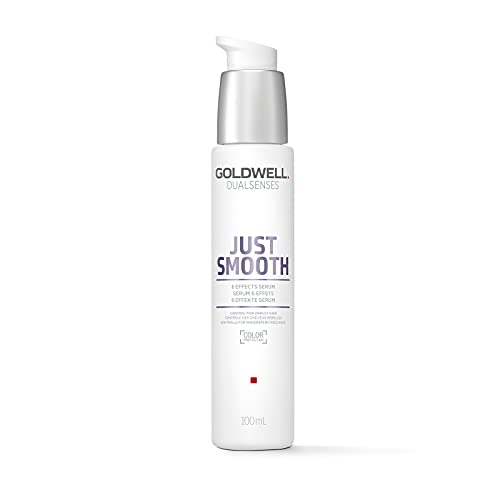 Goldwell Dualsenses Just Smooth 6 Effects Serum, For Unruly & Frizzy Hair, Anti-Frizz & Humidity Control, 100ml - New