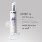 Goldwell Dualsenses Just Smooth 6 Effects Serum, For Unruly & Frizzy Hair, Anti-Frizz & Humidity Control, 100ml - New