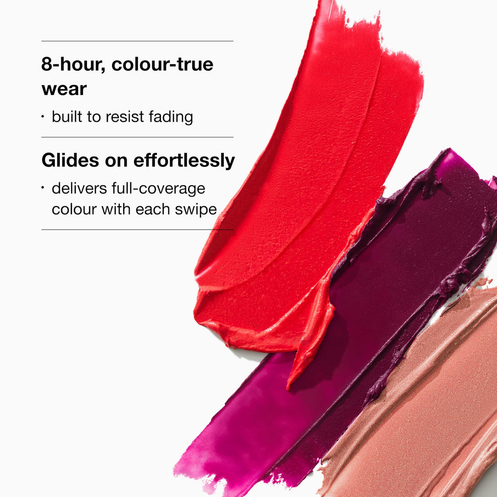 Clinique Pop Longwear Peony Pop Lipstick | Long Lasting Satin, Matte + Shine - Damaged Box