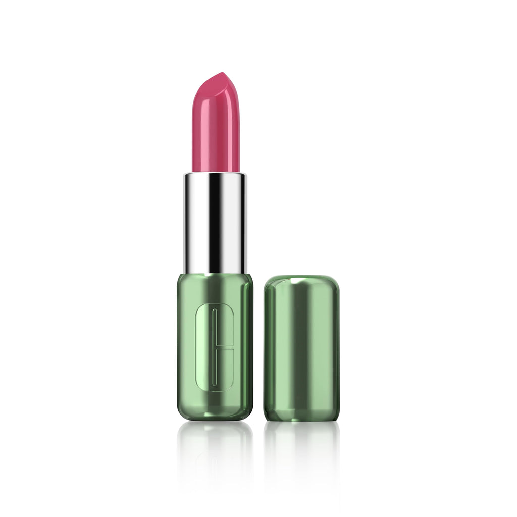 Clinique Pop Longwear Peony Pop Lipstick | Long Lasting Satin, Matte + Shine - Damaged Box