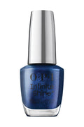 OPI Infinite Shine Nail Polish - Awe Night Long - Gel Like & Long Lasting Navy Blue Nail Polish - with Pre-Cured Gel Technology & OPI Pro-Wide Brush (15ml) - New