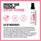 REVLON PROFESSIONAL Uniqone Lotus Hair Treatment, Leave-in Hair Treatment, Moisturizing Hair Treatment, Lotus Flower Fragrance - 150 ml - Damaged Box