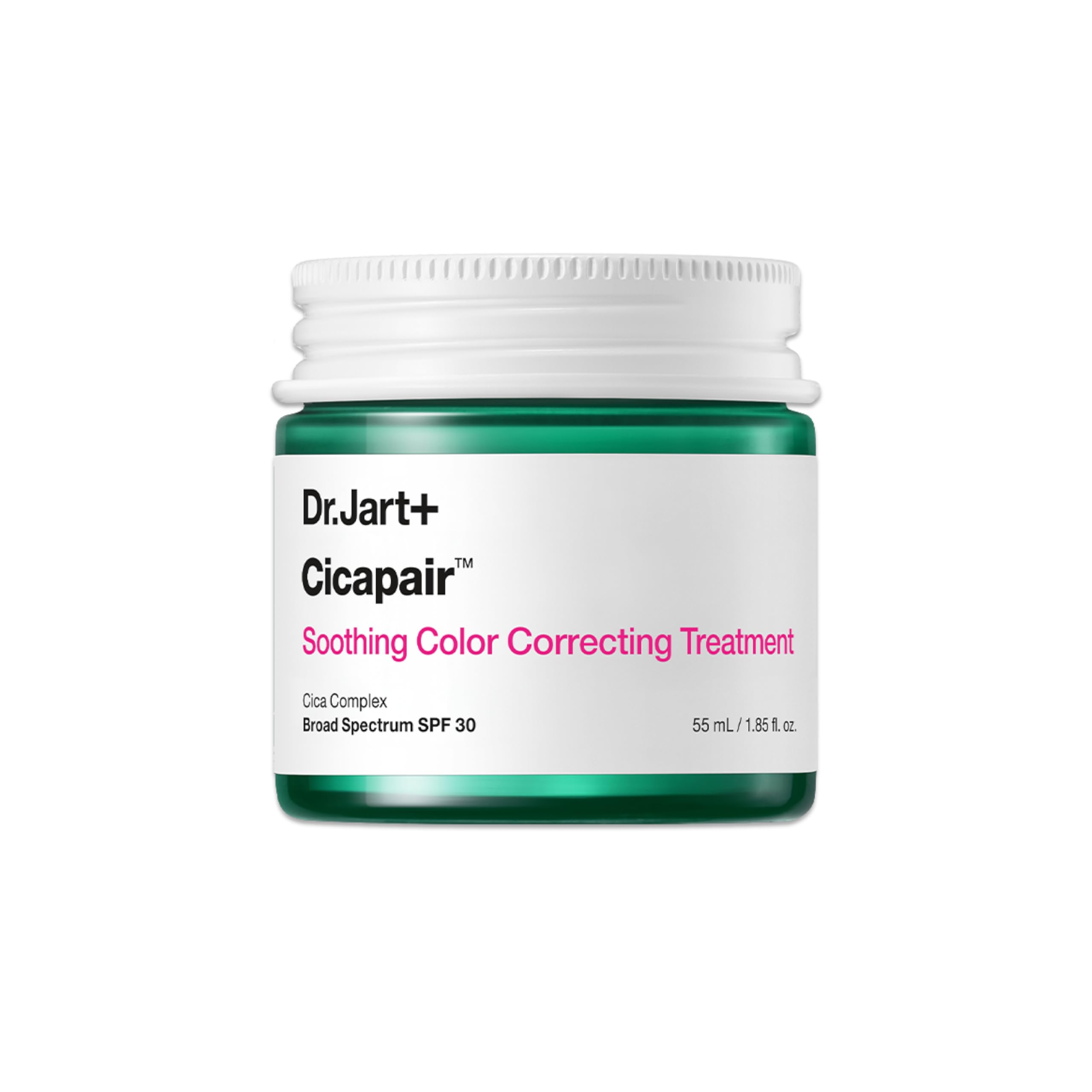 Dr.Jart+ Cicapair Soothing Colour Correcting Treatment SPF 30 with Centella Asiatica Extracts | cc cream | Rosacea Treatment | Korean Skin Care, 55 ml - New - BBE 02/2028