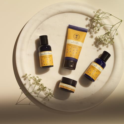Neal's Yard Remedies | Bee Lovely Nourishing Collection | Set of Hand Cream, Shower Gel, Body Lotion & All Over Balm | Gifts for Women | Pack of 4 - Damaged Box