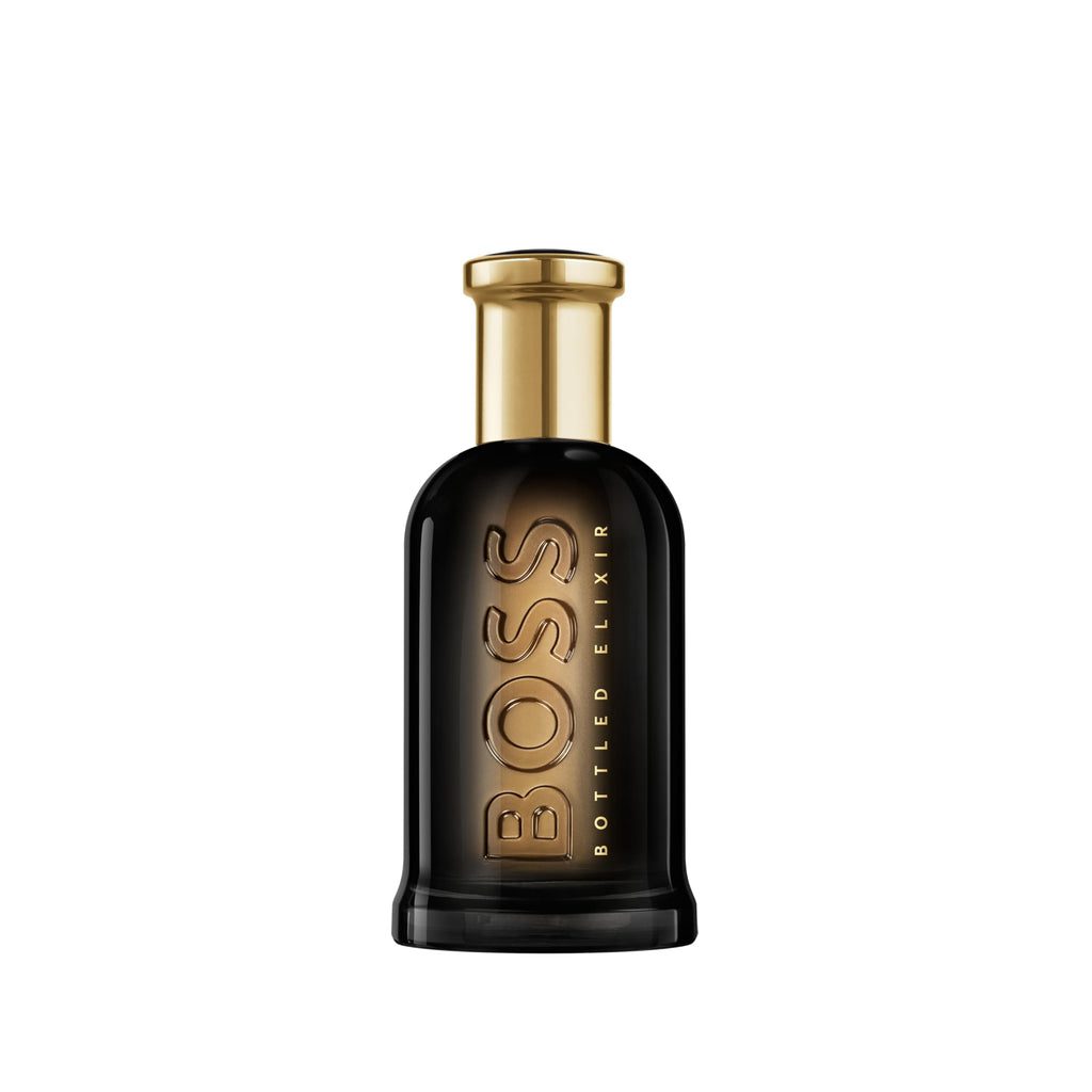 BOSS Bottled Elixir - Parfum Intense for Him - Woody Fragrance with Notes of Incense, Vetiver and Cedarwood - High Longevity - 50ml - New