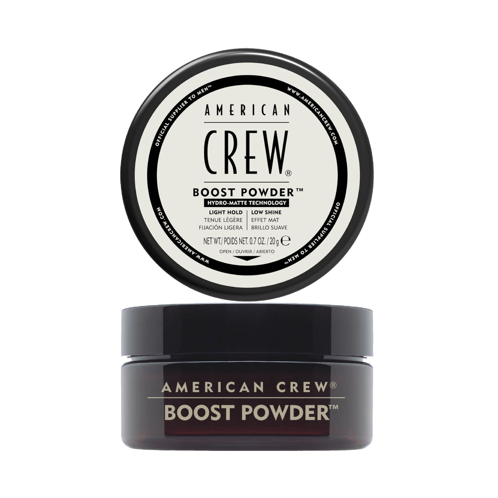 American Crew Volume Boost Hair Powder, Adds Thickness & Lift, Matte Finish, Paraben Free & Water Soluble - 20g - Damaged Box