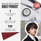 American Crew Volume Boost Hair Powder, Adds Thickness & Lift, Matte Finish, Paraben Free & Water Soluble - 20g - Damaged Box