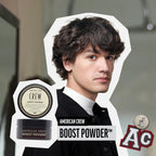 American Crew Volume Boost Hair Powder, Adds Thickness & Lift, Matte Finish, Paraben Free & Water Soluble - 20g - Damaged Box