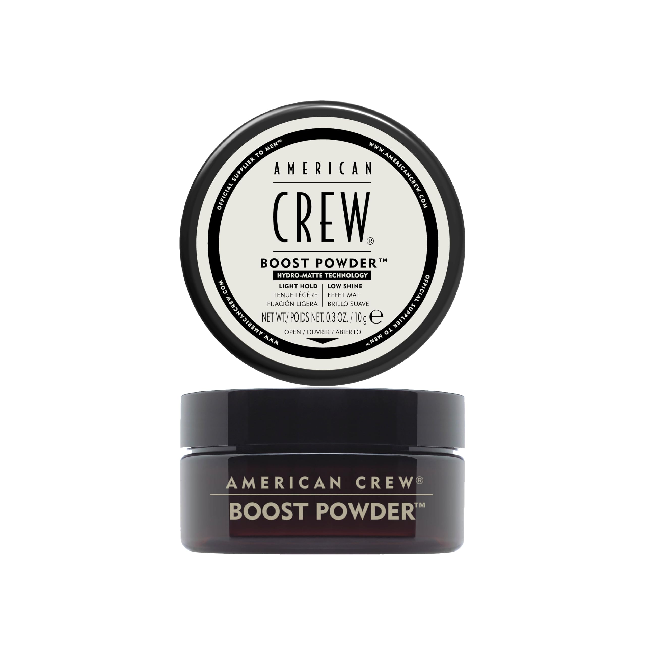 American Crew Volume Boost Hair Powder, Adds Thickness & Lift, Matte Finish, Paraben Free & Water Soluble - 20g - Damaged Box