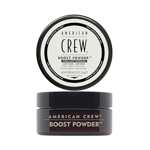 American Crew Volume Boost Hair Powder, Adds Thickness & Lift, Matte Finish, Paraben Free & Water Soluble - 20g - Damaged Box