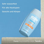 ISDIN Fotoprotector Fusion Fluid Mineral Baby SPF50 (50ml) | 100% mineral sunscreen specially formulated for children and babies' fragile skin - Damaged Box