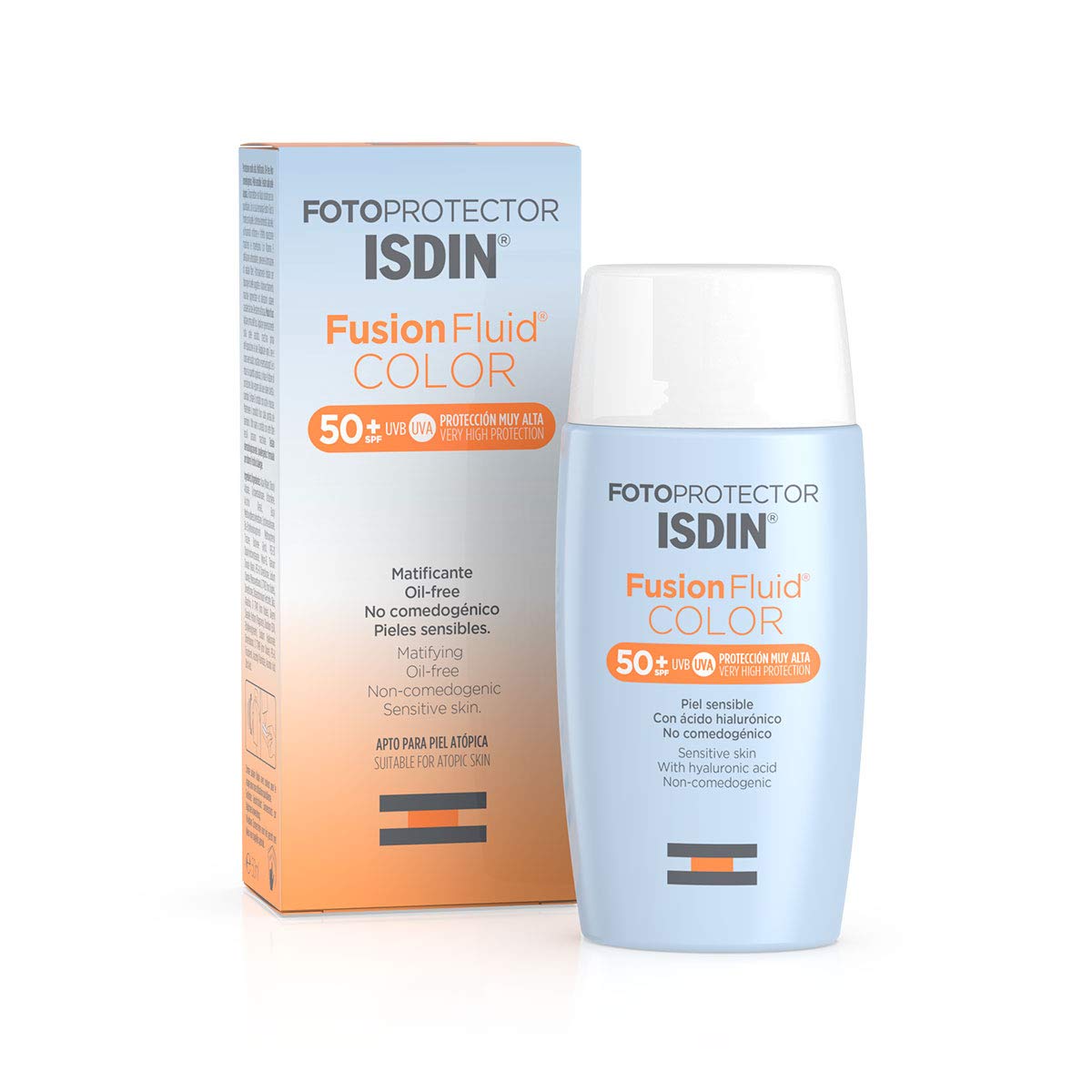 ISDIN Fotoprotector Fusion Fluid Mineral Baby SPF50 (50ml) | 100% mineral sunscreen specially formulated for children and babies' fragile skin - Damaged Box