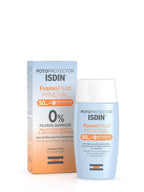ISDIN Fotoprotector Fusion Fluid Mineral Baby SPF50 (50ml) | 100% mineral sunscreen specially formulated for children and babies' fragile skin - Damaged Box