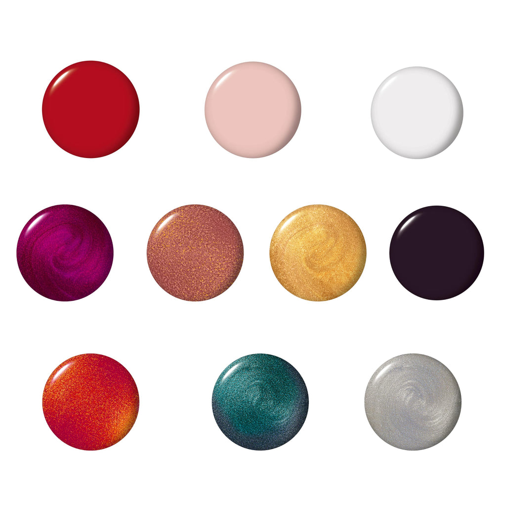 OPI Nail Lacquer Good Enough to Treat Mini Advent Calender - Smudge Resistant & Long-Lasting Nail Polish - with OPI Pro-Wide Brush (12x3.75ml) - Damaged Box