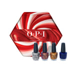 OPI Nail Lacquer Good Enough to Treat Mini Advent Calender - Smudge Resistant & Long-Lasting Nail Polish - with OPI Pro-Wide Brush (12x3.75ml) - Damaged Box