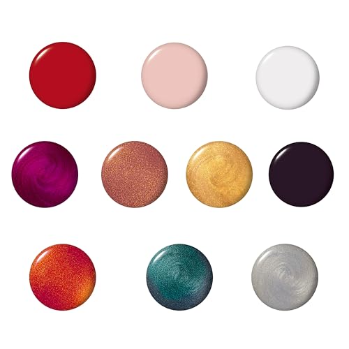 OPI Nail Lacquer Good Enough to Treat Mini Advent Calender - Smudge Resistant & Long-Lasting Nail Polish - with OPI Pro-Wide Brush (12x3.75ml) - Damaged Box