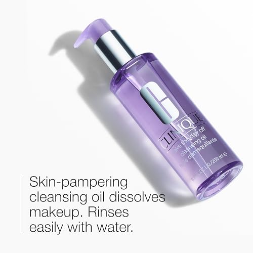 Clinique Take The Day Off Cleansing Oil Makeup Remover For All Skin Types | Dissolves Makeup + Sunscreen, 200 ml. - Damaged Box