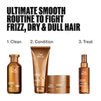 Wella Professionals ULTIMATE SMOOTH Miracle Oil Serum - Hair Oil With Squalane & Omega 9 - For Dry, Dull & Frizzy Hair (100ml) - Damaged Box