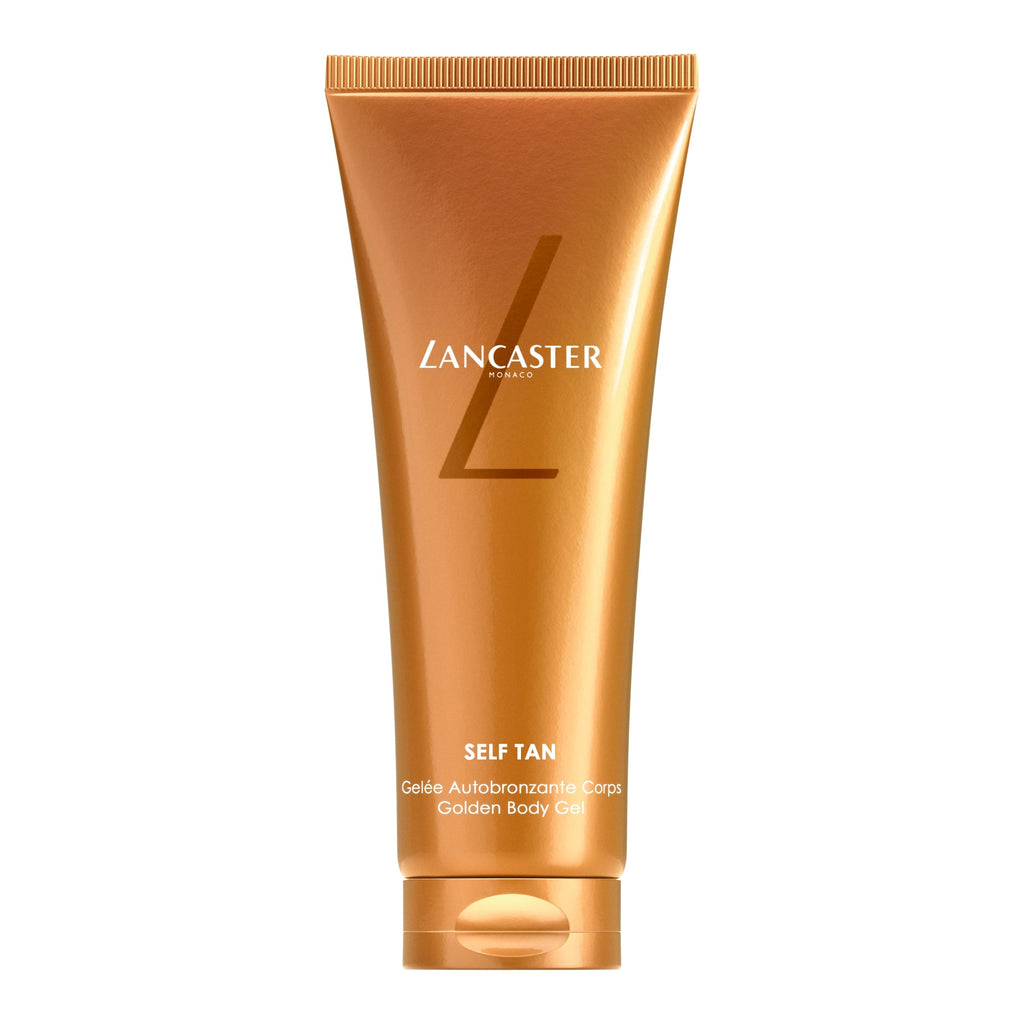 Lancaster Self Tan Golden Body Gel 125ml, Natural Summer Tan, Healthy-Looking Golden Glow, 2-in-1 Perfecting Self Tanner and Body Moisturiser, Easy-to-Spread Formula - Damaged Box