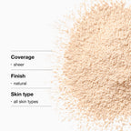 Clinique Blended Face Powder, Loose 08 natural Transparency Neutral Setting Powder For All Skin Types | Sheer Coverage, Natural Finish - New