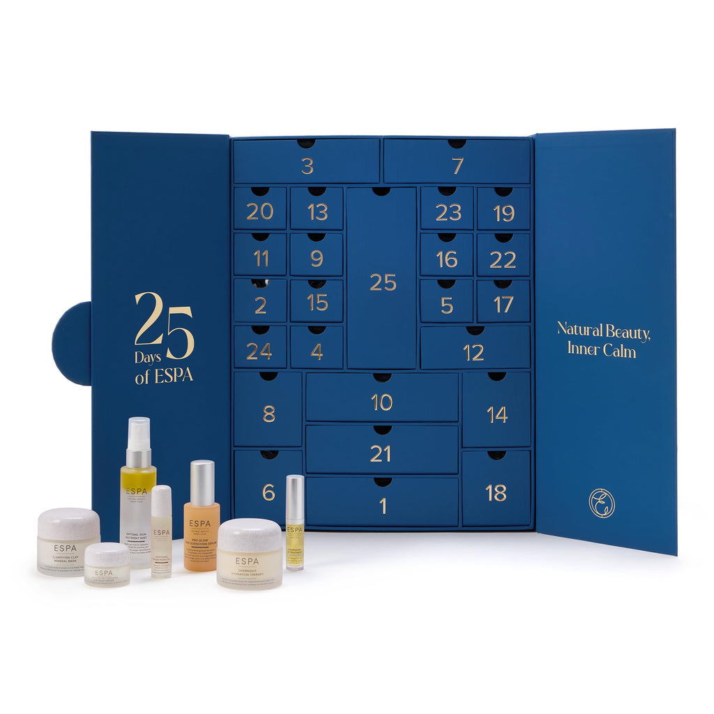 ESPA 25-Piece Luxury Spa Beauty Advent Calendar | Skincare, Oils, Bath & Body, Haircare & Candle - New