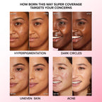 Too Faced Born This Way Super Coverage Multi-Use Concealer (Snow)| Full Coverage, Oil Free, Long Lasting + Hydrating - Damaged Box