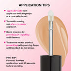 Too Faced Born This Way Super Coverage Multi-Use Concealer (Snow)| Full Coverage, Oil Free, Long Lasting + Hydrating - Damaged Box