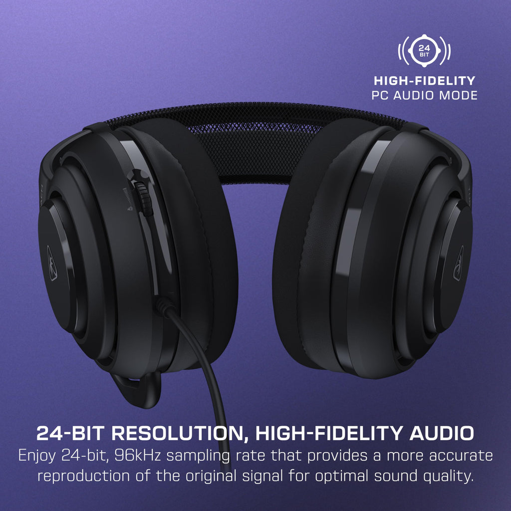 Turtle Beach Atlas 200 Wired PC Gaming Headset for PC, Gaming Consoles and Mobile Devices with 3.5mm Connection - New